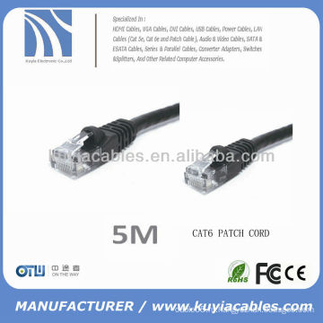 Черный 5M CAT6 UTP кабель RJ45 для RJ45